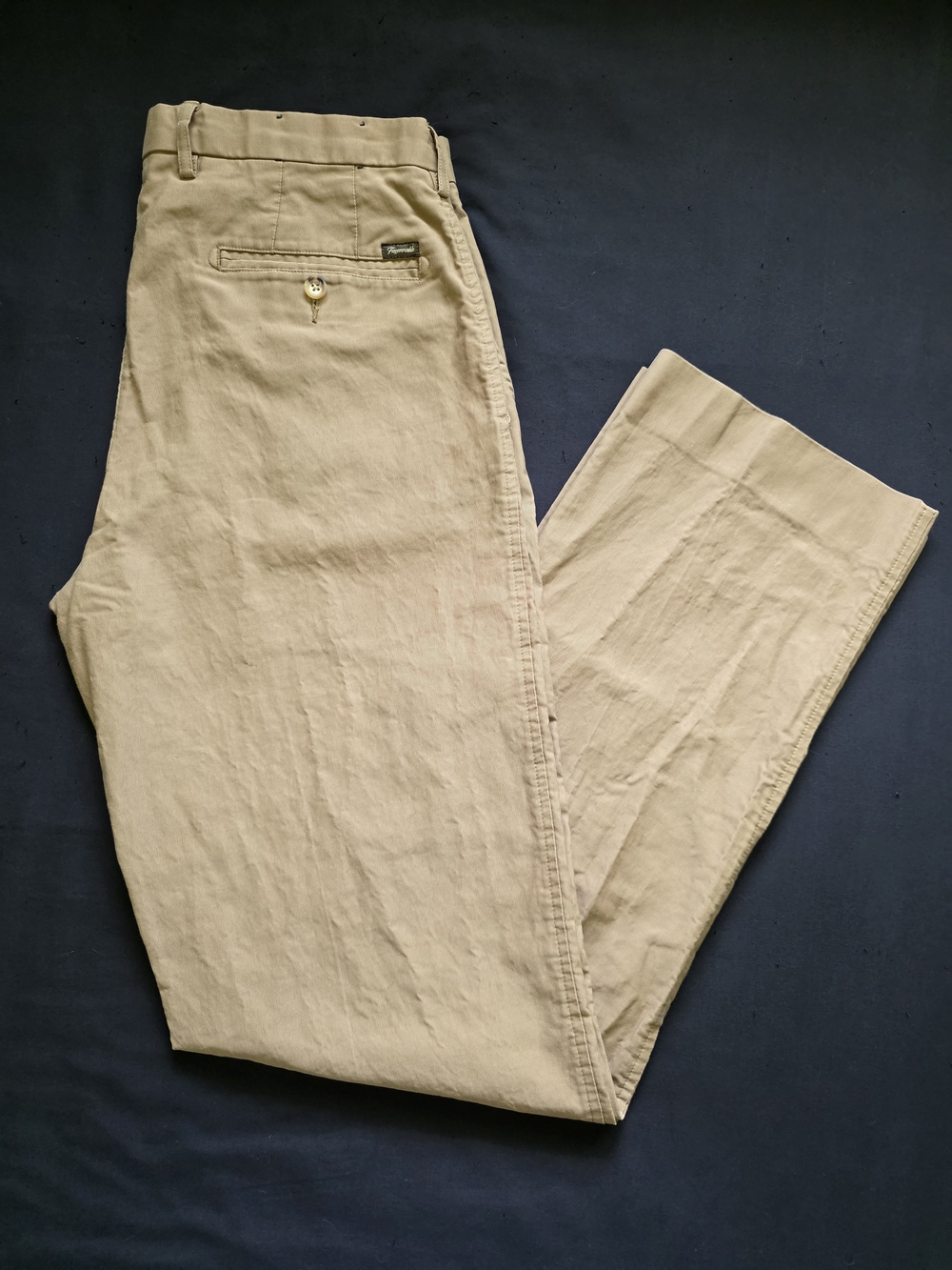 Faconnable Beige Khaki Chinos 33x34 Dress Pants